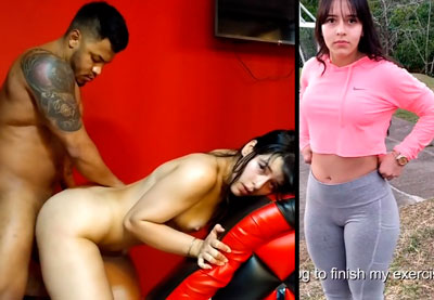 MORENO SE COGE DURO A UNA BLANQUITA NALGONA EN EL MOTEL Porno Amateur