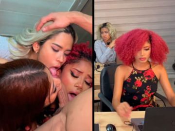 SEXO-CON-TRES-COMPAÑERAS-DE-TRABAJO-EN-LA-OFICINA